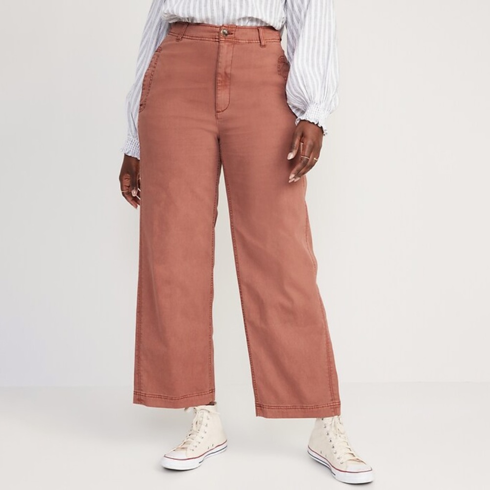 Old Navy Extra High-Waisted Wide-Leg Workwear Pants